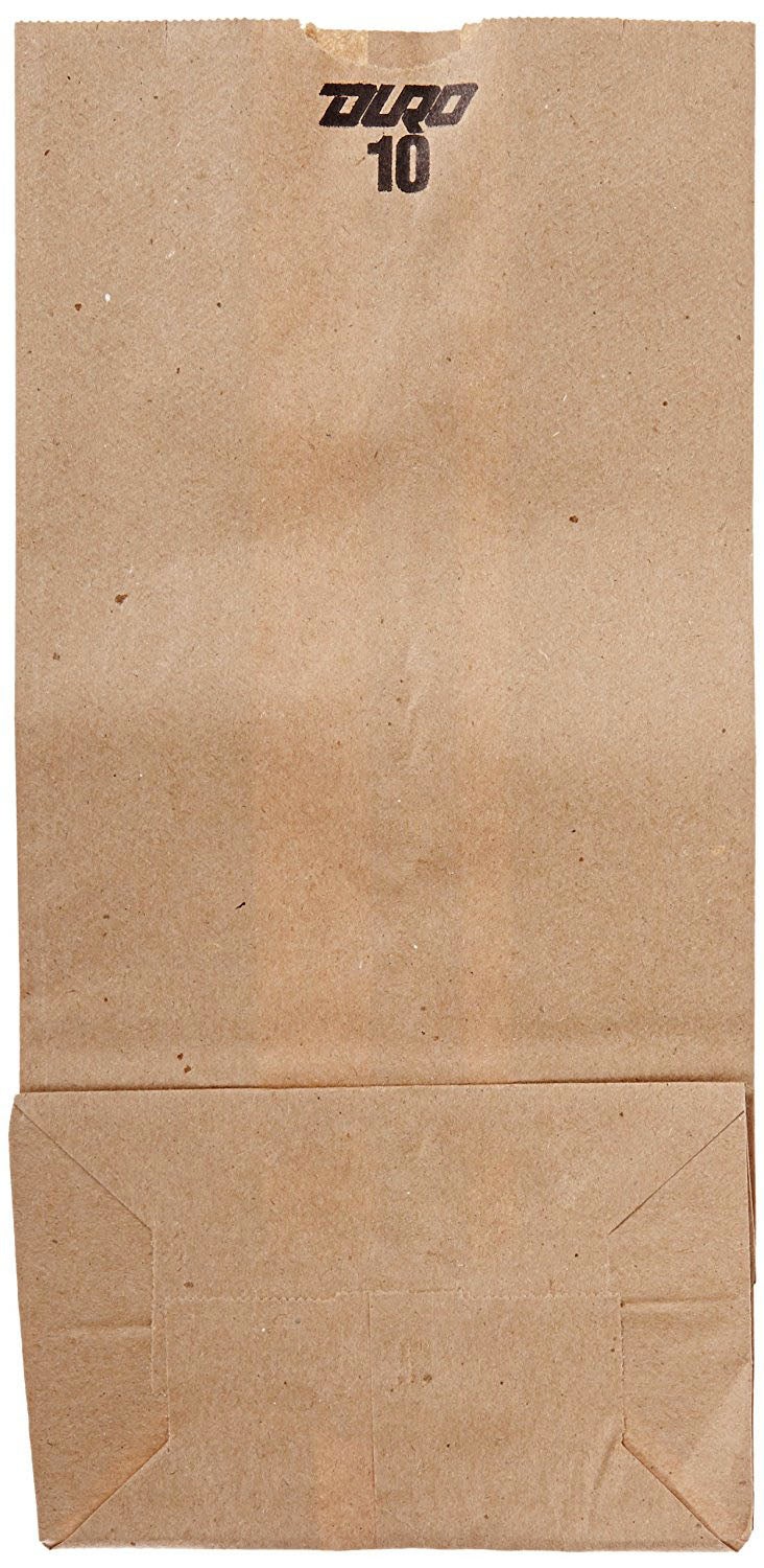Grocery Bag Duro Brown Kraft Recycled Paper