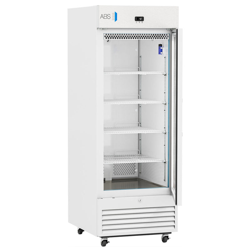Upright Refrigerator ABS Laboratory Use 26 cu.ft. 1 Glass Swing Door Cycle Defrost