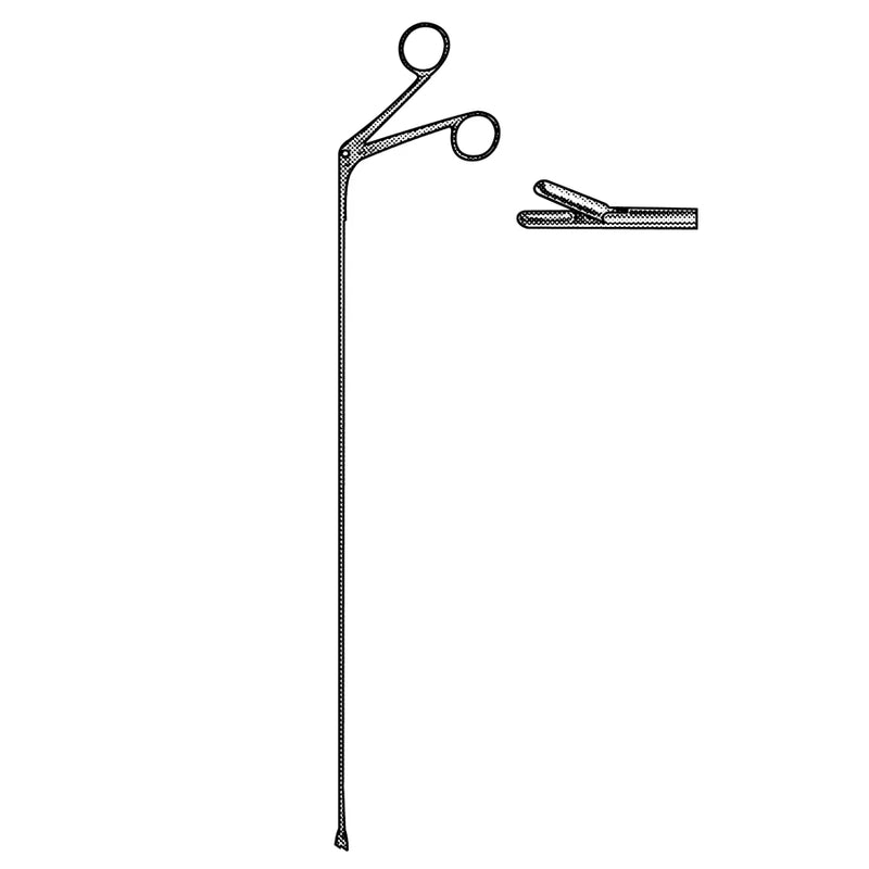 Sklar Chevalier Jackson Broncho-Esophagoscopy Forceps - 20", Smooth Grasping Tip, Alligator Jaw - 75-1264