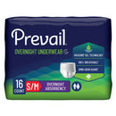 Prevail Overnight Absorbent Underwear, Small (Case of 64)