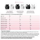 heart&core Sports and Medical LLC Serena Post Surgical Bra, Black, X-Small (36/CS) 