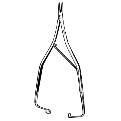 Sklar Boynton Needle Holder - 4-3/4", Serrated, Delicate - 20-3080