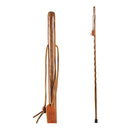 Mabis Healthcare Brazos Twisted Oak Hitchhiker Handcrafted Walking Stick, 58-Inch, Brown 