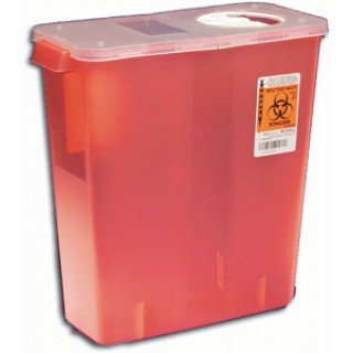 MBO-CONTAINER WASTE PHARMAHINGE BLK 18GAL 5/CS