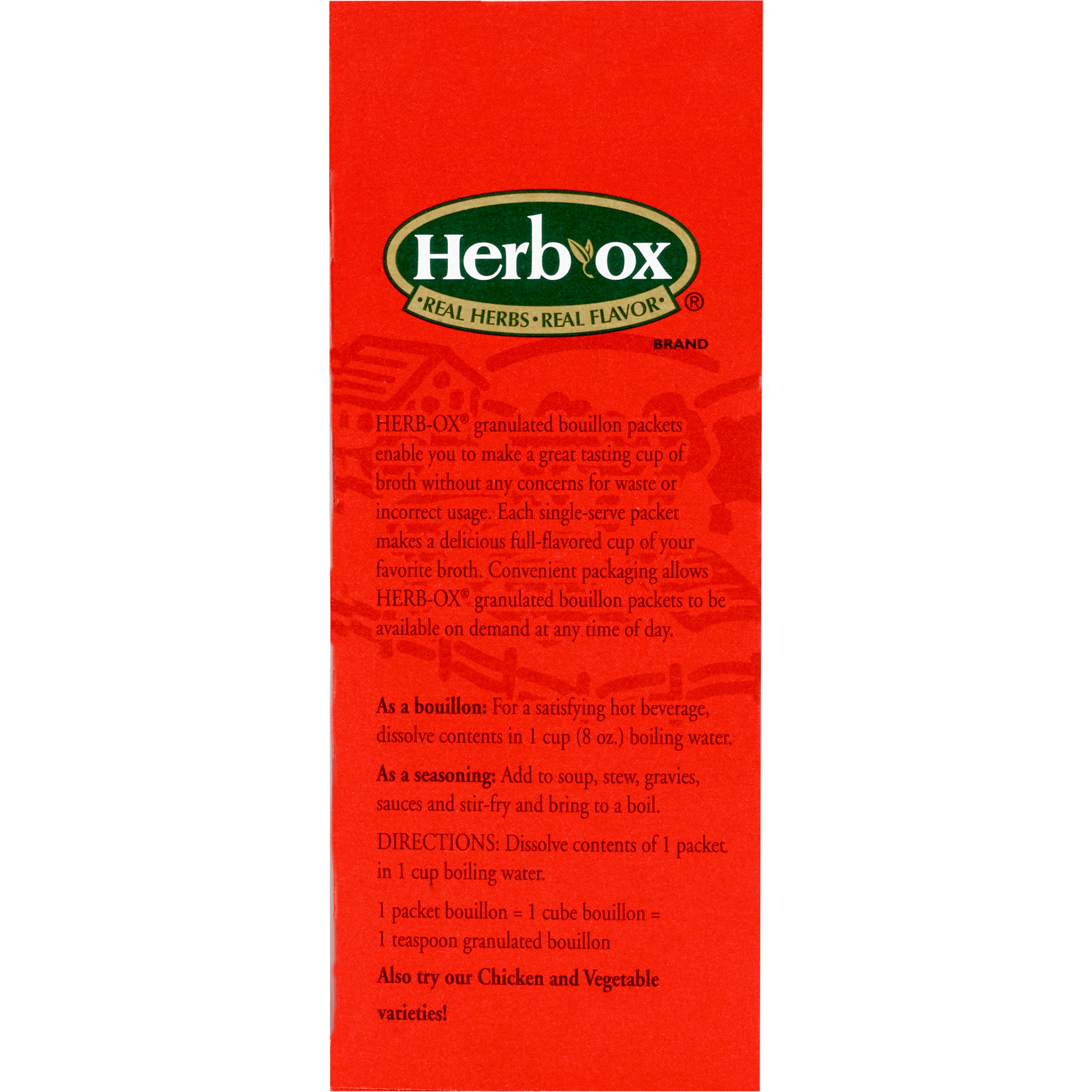 Lyons Magnus LLC Herb-Ox Beef Bouillon Instant Broth (300/CS) 