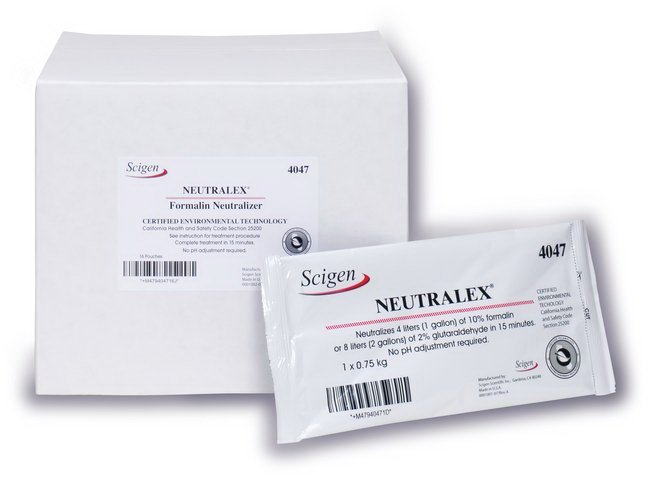 Histology Reagent Scigen Neutralex Formalin Neutralizer Spill Control Proprietary Mix 750 Gram (Case of 16)