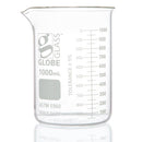 BEAKER GLASS 1000ML LW FRMGRIF DUAL GRAD ASTM E960 6/BX