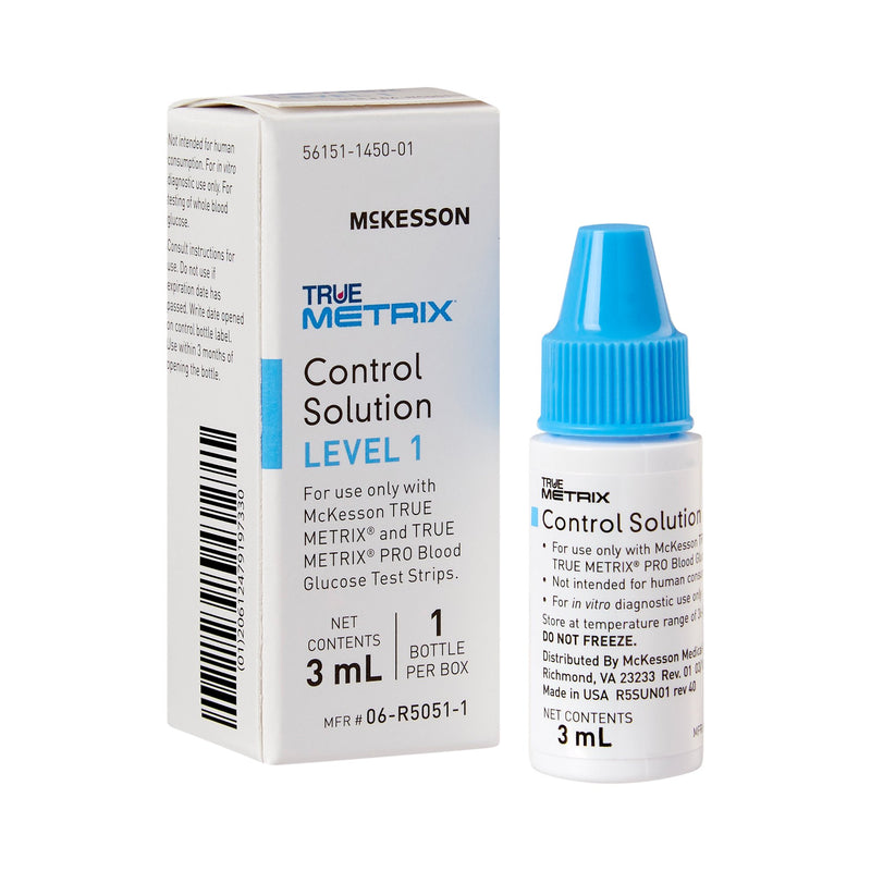 McKesson TRUE METRIX Glucose Control Solution, 3 mL (Case of 24)