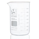 BEAKER GLASS 4000ML LW FRMGRIF ASTM E960 1/BX (EA=BX)