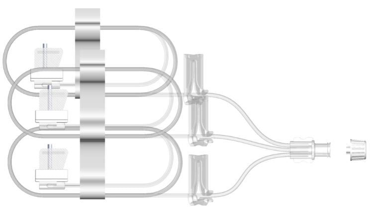 Subcutaneous Infusion Set SAF-Q 27 Gauge X 3 9 mm 36 Inch Tubing Without Port 