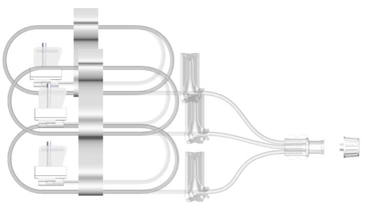 Subcutaneous Infusion Set SAF-Q 27 Gauge X 3 9 mm 36 Inch Tubing Without Port 