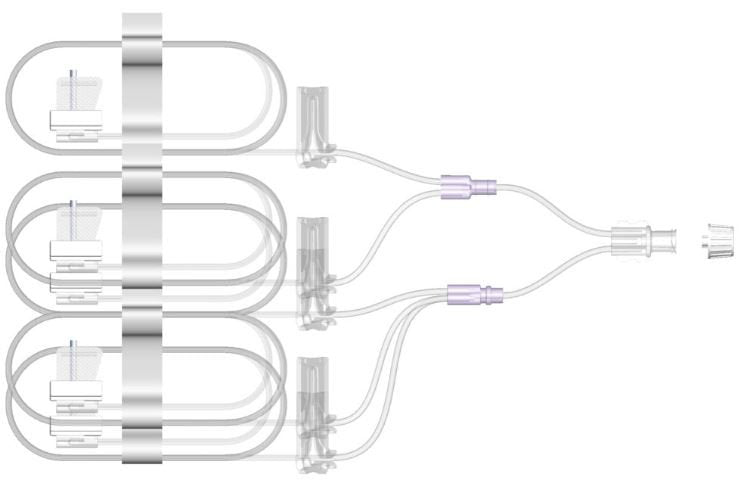 Subcutaneous Infusion Set SAF-Q 27 Gauge X 6 9 mm 36 Inch Tubing Without Port 