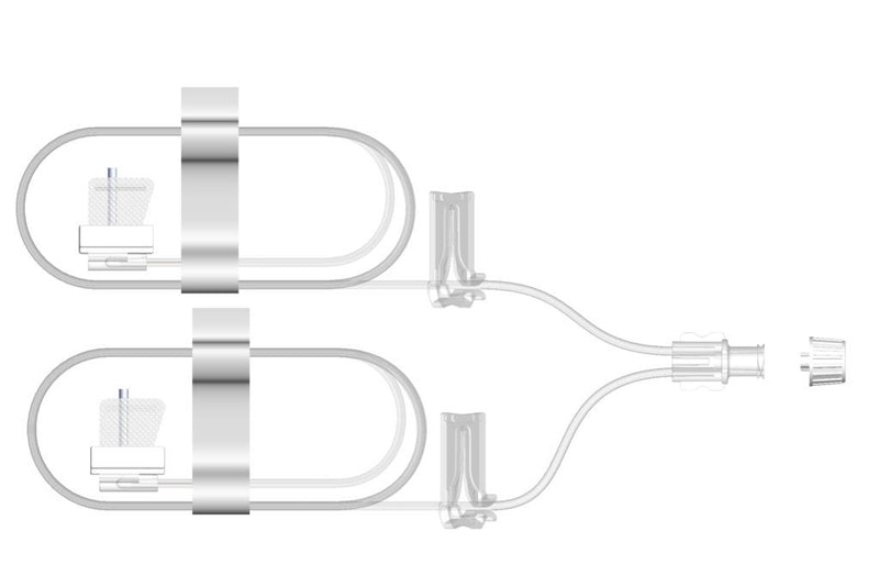Subcutaneous Infusion Set Sub-Q 27 Gauge X 2 6 mm 36 Inch Tubing Without Port