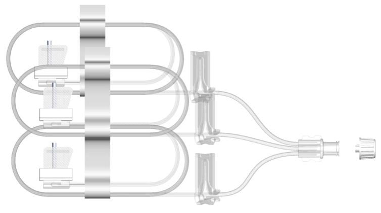 Subcutaneous Infusion Set Sub-Q 27 Gauge X 3 6 mm 36 Inch Tubing Without Port 