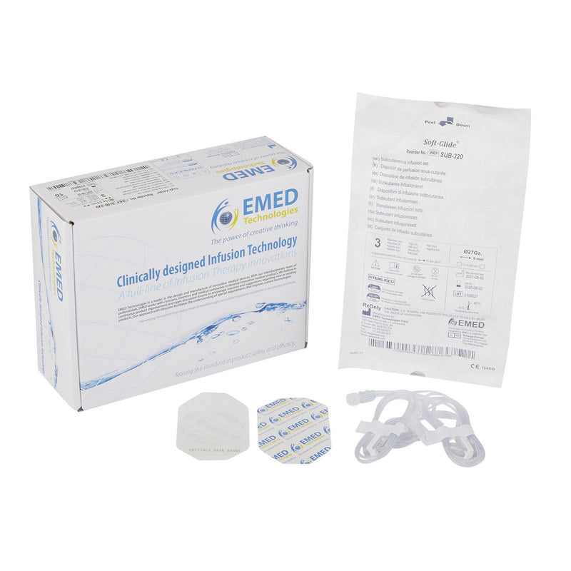 Subcutaneous Infusion Set Sub-Q 27 Gauge X 3 9 mm 36 Inch Tubing Without Port 