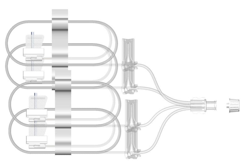 Subcutaneous Infusion Set Sub-Q 27 Gauge X 4 6 mm 36 Inch Tubing Without Port