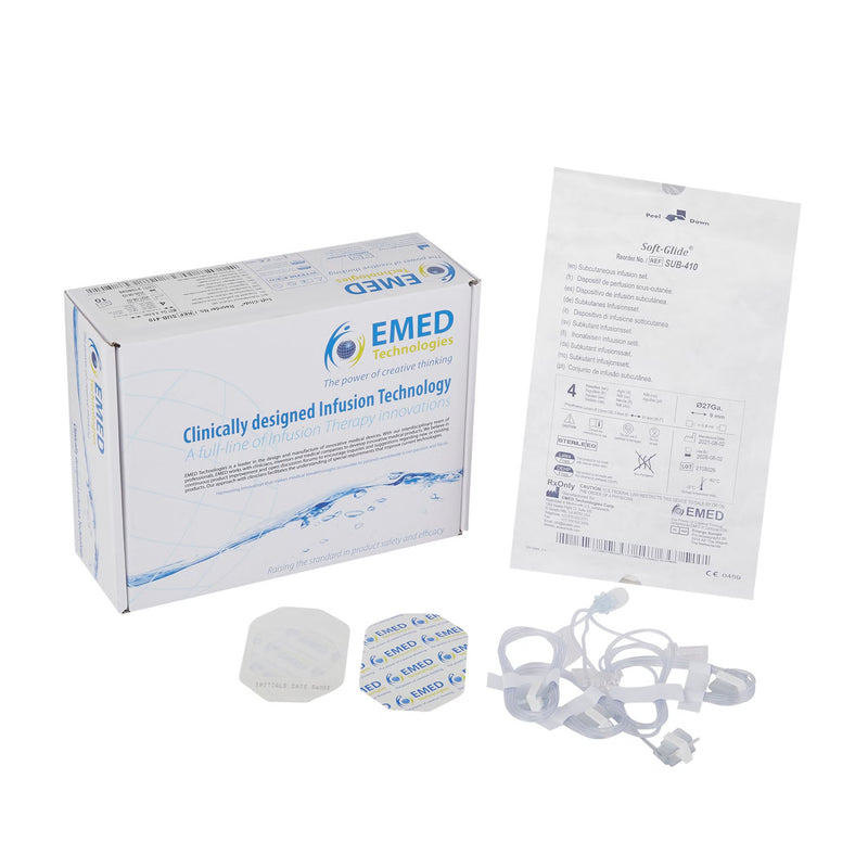 Subcutaneous Infusion Set Sub-Q 27 Gauge X 4 9 mm 36 Inch Tubing Without Port