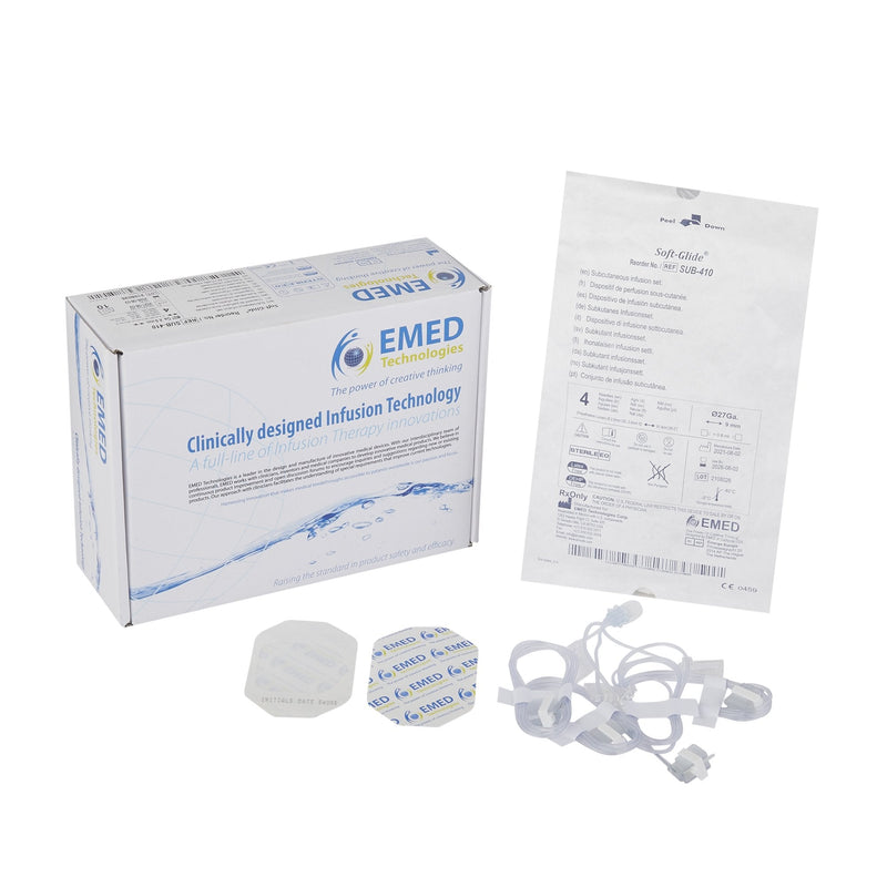 Subcutaneous Infusion Set Sub-Q 27 Gauge X 4 9 mm 36 Inch Tubing Without Port 