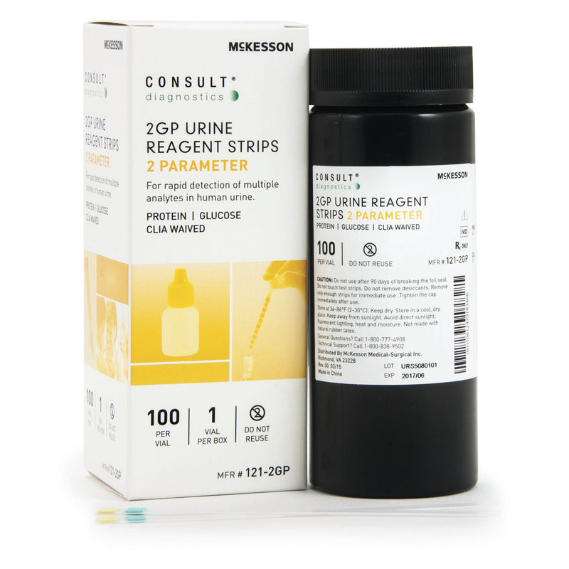 Urinalysis Reagent McKesson Consult Glucose, Protein For McKesson CONSULT 120 Ultra Urine Analyzer (MFR