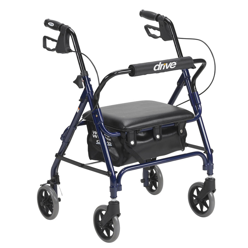 drive Junior Four-Wheel Rollator, 28 – 33 Inch Handle Height (Each)