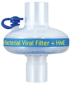 Bacterial / Viral Filter ThermoShield 32 mg H₂O/L 30 LPM Straight (Box of 50)