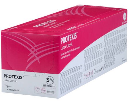 GLOVE SURGICAL LATEX 7.550PR/BX 4BX/CS