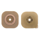 Hollister New Image Flat CeraPlus Skin Barrier, Up to 44 mm Opening, 57 mm Flange, Red (5/BX) 
