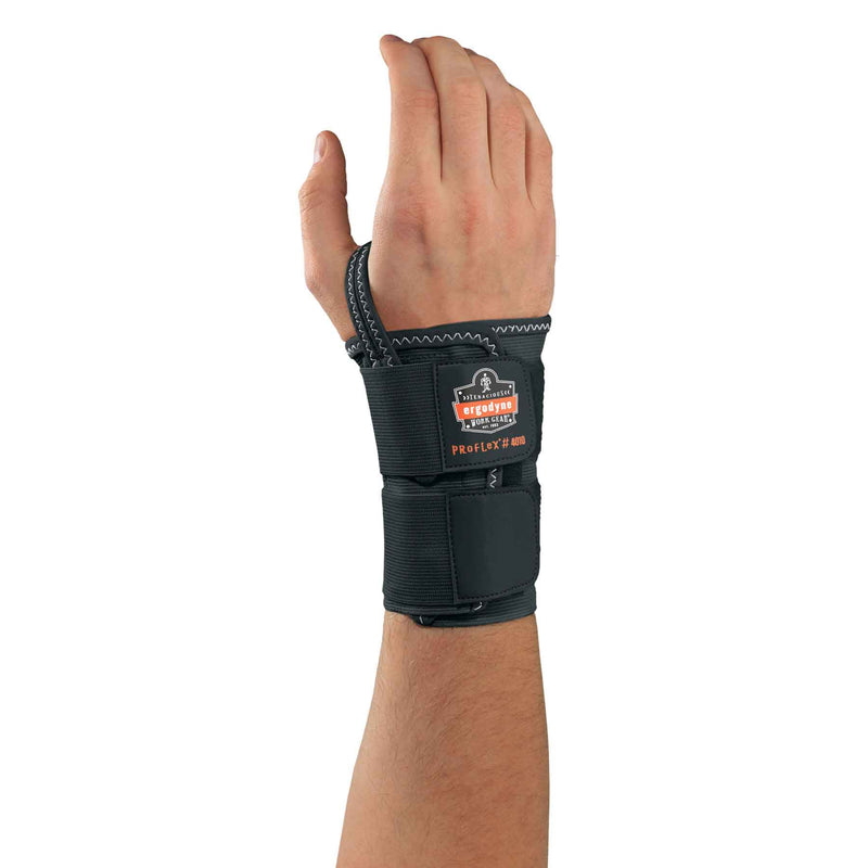 Wrist Support ProFlex 4010 Double Strap Elastane / Elastic / Polyester Left Hand Black Small 