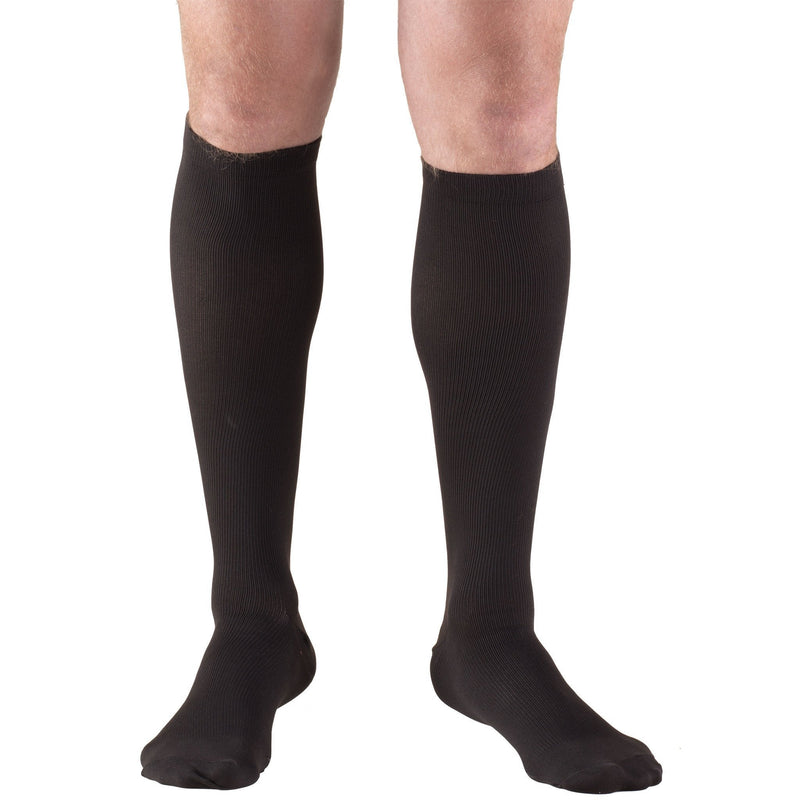 Truform Compression Socks Truform Knee High X-Large Black Closed Toe 