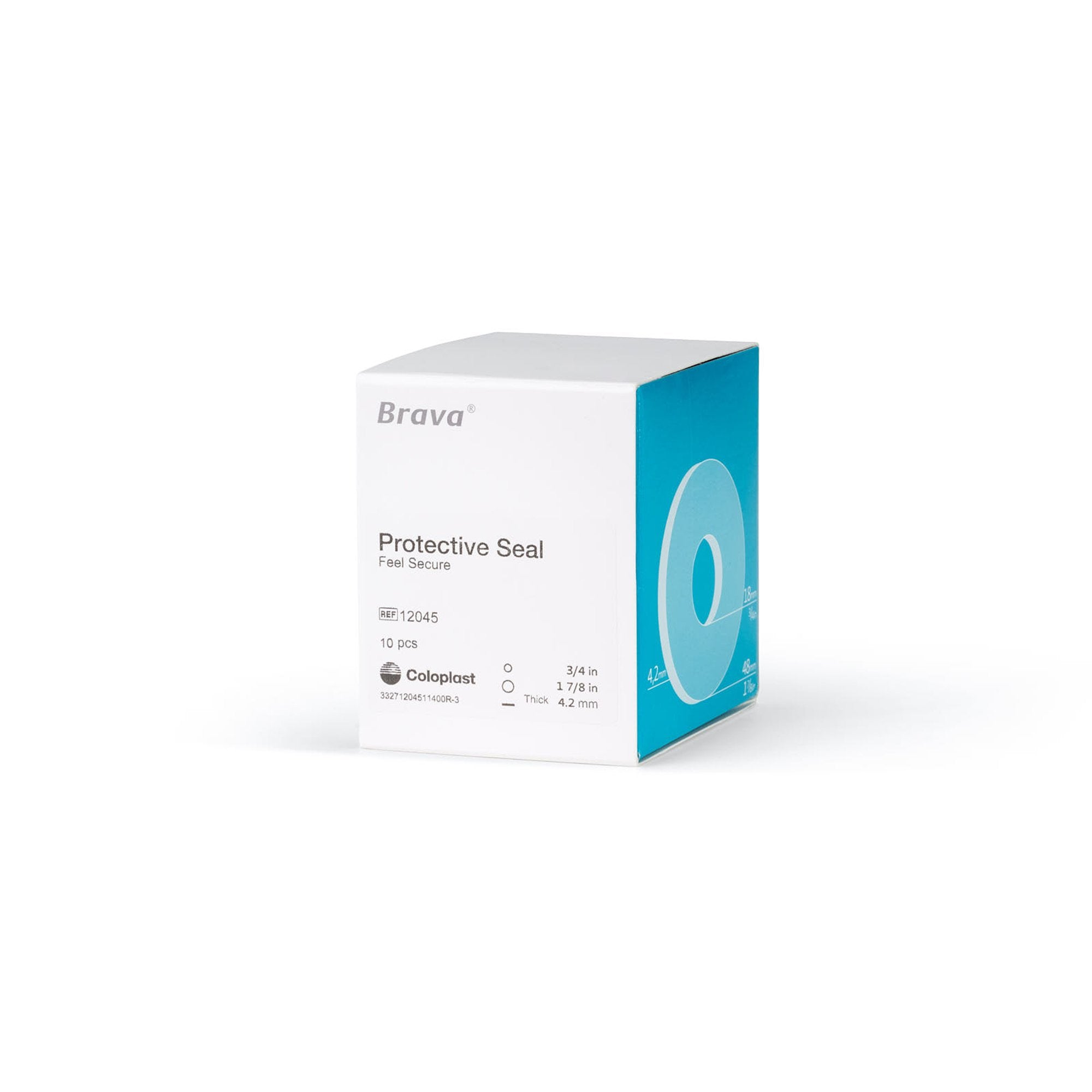 Coloplast Brava Skin Barrier Ring with Protective Seal, 4.2 mm Thick (10/BX) 
