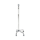 McKesson Steel Chrome Offset Quad Cane, 29 – 37.5 Inch (Case of 4)
