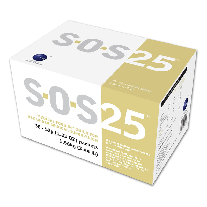 Oral Supplement S.O.S. 25 Neutral Flavor Powder 52 Gram Individual Packet (30/CS) 