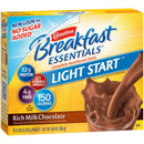 Carnation Breakfast Essentials Light Start Chocolate Nutritional Drink Mix (Case of 64)