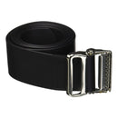Performance Health Gait Belt Easi-Care 72 Inch Length Black Vinyl Coated Webbing 