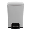 McKesson White Square Step-On Trash Can, 5 gallon (Case)