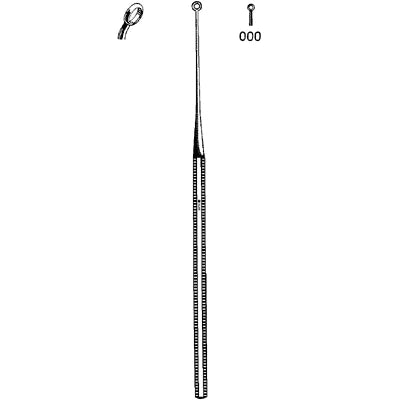 Sklar Buck Ear Curette - Angled, Blunt,