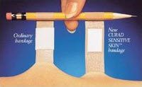 BANDAGE ADHESIVE SENS SKN1X3 50/BX 24BX/CS
