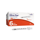 SYRINGE INSULIN 31G 6MM 3/10ML100/PK 5PK/CS