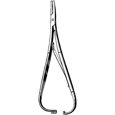 Sklar Mathieu Needle Holder - 7-1/2", Serrated - 20-3075 