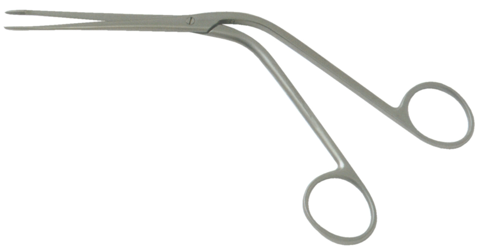 Nasal Polypus Forceps BR Surgical Hartmann 7-7/8 Inch Length OR / Surgical Grade German Stainless Steel NonSterile NonLocking Finger Ring Handle Straight Serrated Oval Tips with Groove 