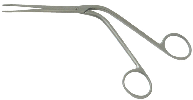 Nasal Polypus Forceps BR Surgical Hartmann 7-7/8 Inch Length OR / Surgical Grade German Stainless Steel NonSterile NonLocking Finger Ring Handle Straight Serrated Oval Tips with Groove