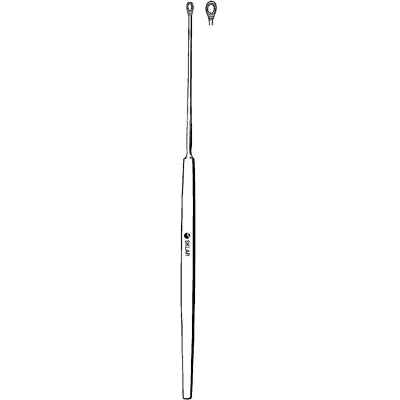 Sklar Shapleigh Ear Curette - Straight, Small 5" - 67-2525