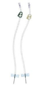 Arteriovenous Fistula Needle Buttonhole AVF 15 Gauge 1 Inch 12 Inch Tubing Without Port 