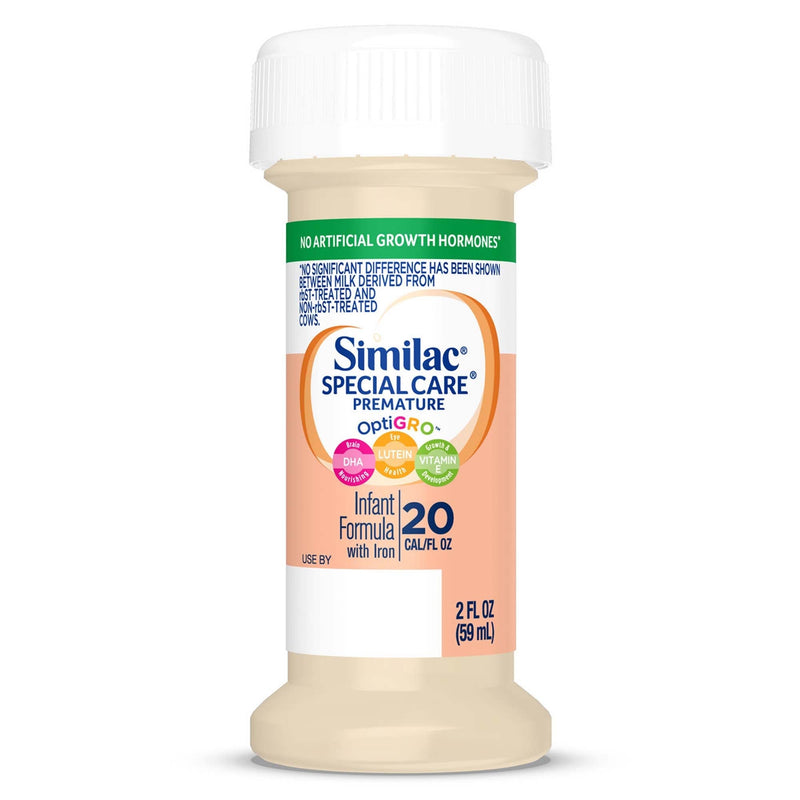 Infant Formula Similac Special Care 20 Unflavored 2 oz. Bottle Liquid Iron Premature 