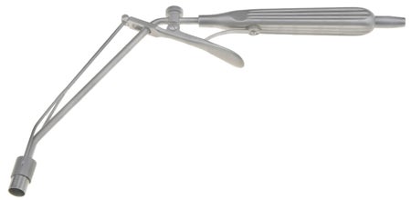BR Surgical McGOWEN Suction Hemorrhoid Ligator, style 3, with loading cone & suction stop, Ø 10mm suction head, angled down 30°