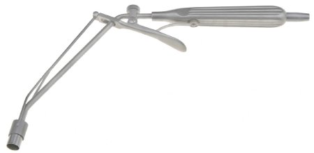 BR Surgical McGOWEN Suction Hemorrhoid Ligator, style 3, with loading cone & suction stop, Ø 10mm suction head, angled down 30° 