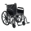 McKesson Brand McKesson Bariatric Wheelchair, 22-Inch Seat Width 