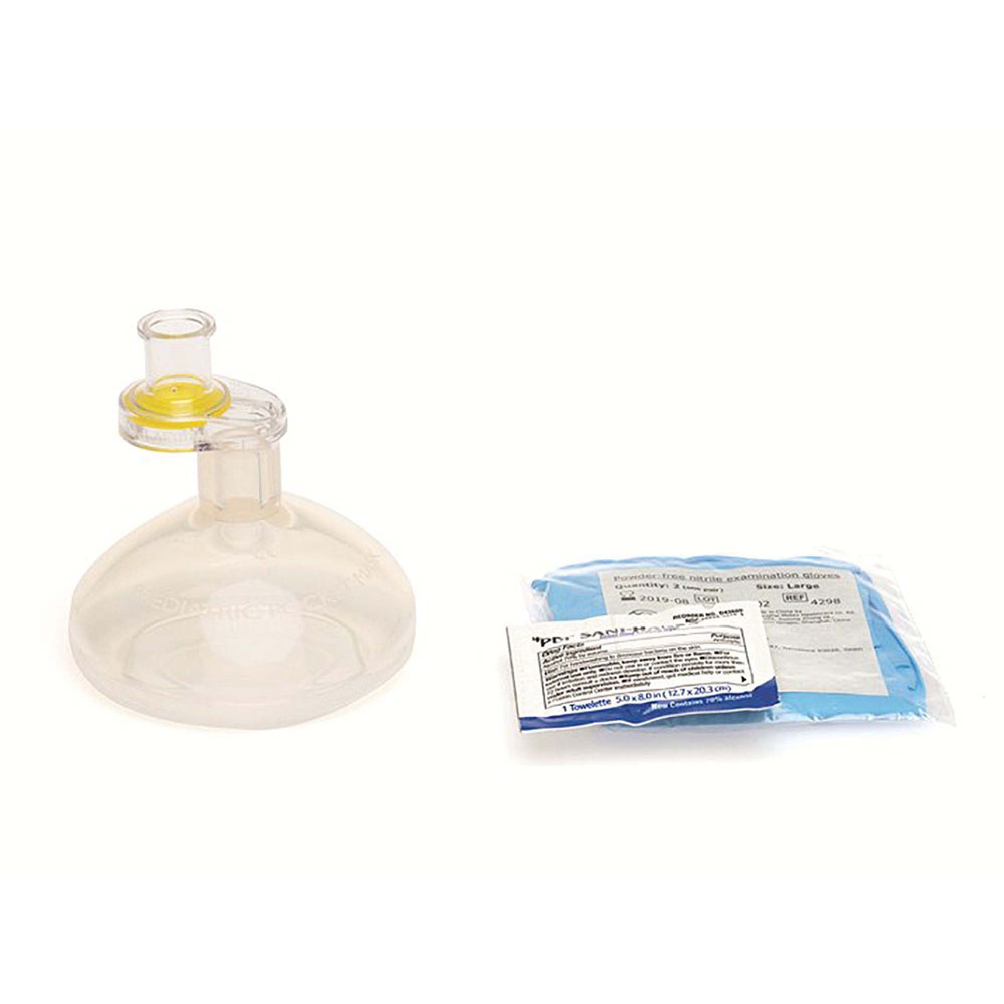 CPR Face Mask Laerdal Mouth to Mask 2 X 3 X 3 Inch Single Use 