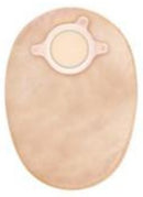 POUCH CLOSED END 8IN W/2SIDEFILTER TAN 2.25 FLANGE 30/BX