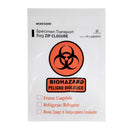 McKesson Specimen Transport Bag with Document Pouch, Zip Closure, 9 x 12 Inch (Case of 10)